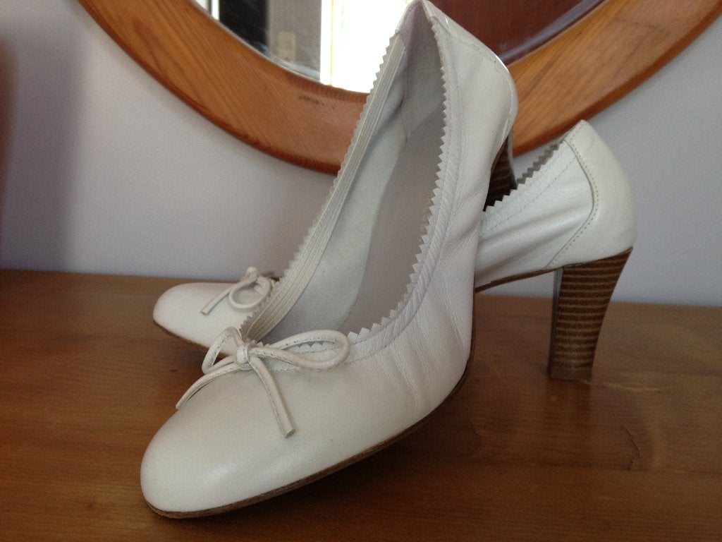 Ballerines blanches Studio Paloma, Studio Paloma, Enlèvement ou Envoi, Porté, Blanc
