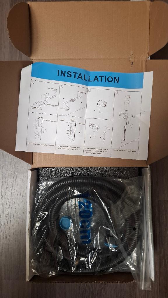 pulvérisateur de bidet mural Douchette hygiène toilette, Envoi, Neuf