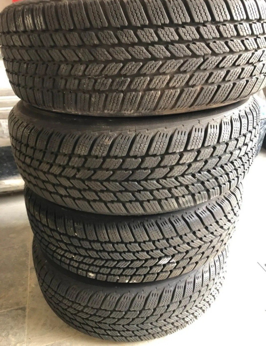 Set van 4 Banden Maat 185 65 R15 Zo goed als NIEUW, 15 pouces, 185 mm, Pneu(s), Enlèvement