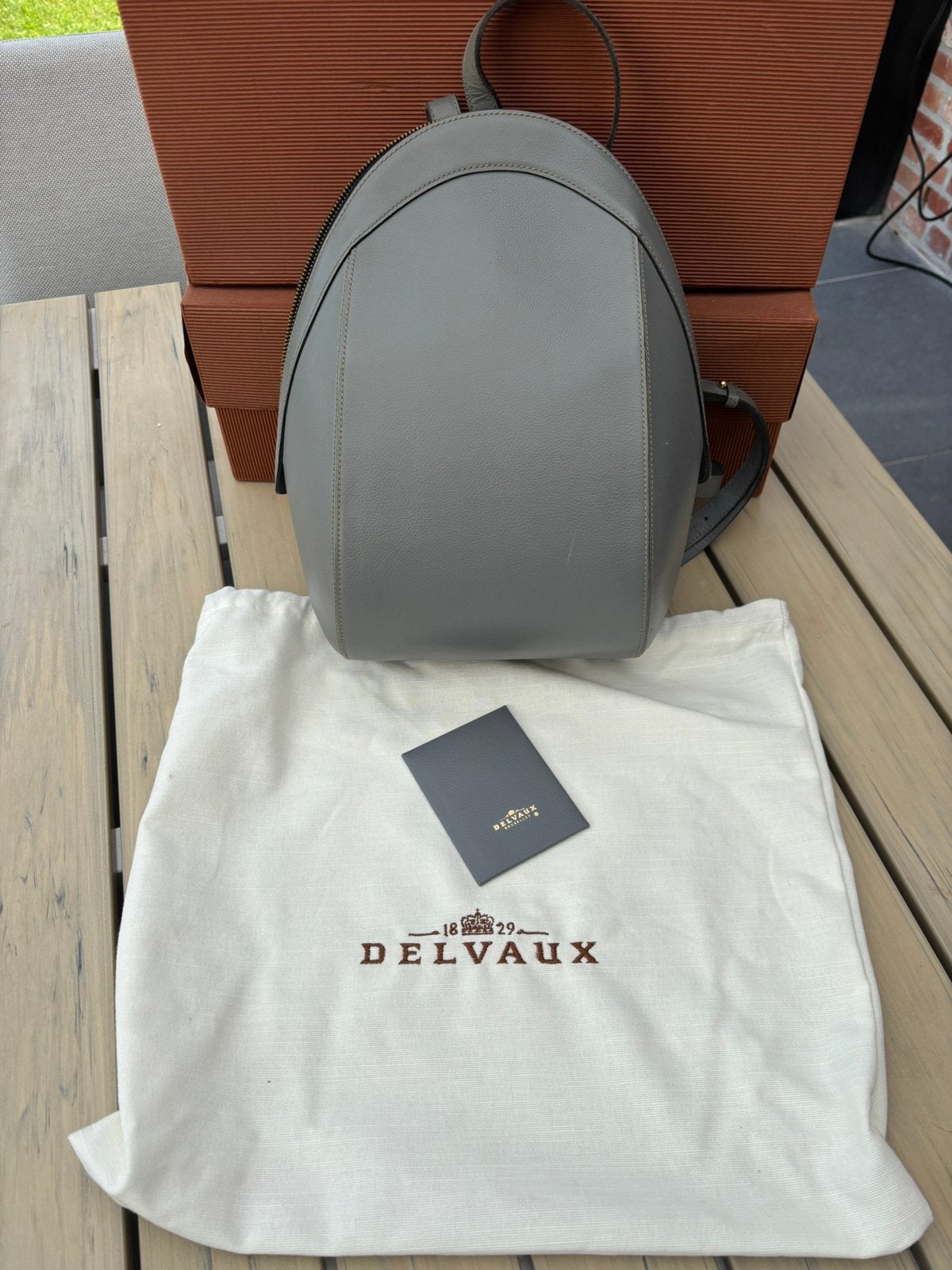 Sac à main Delvaux (sac à dos), Enlèvement ou Envoi, Comme neuf