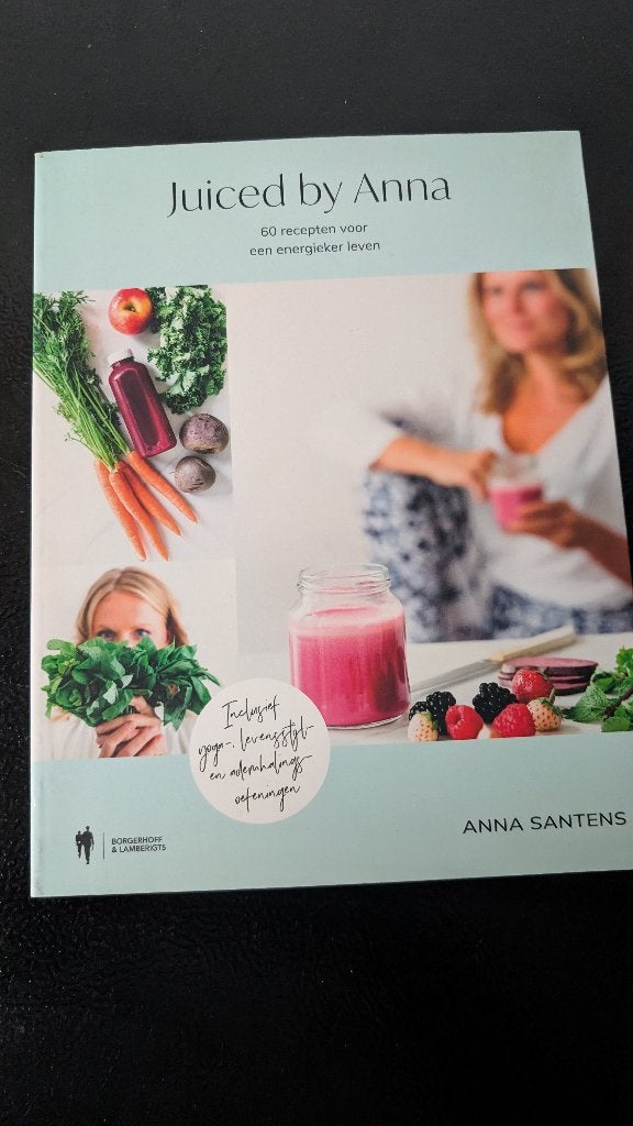 Juiced by Anna | 60 gezonde sap- & smoothierecepten, Enlèvement ou Envoi, Anna Santens, Comme neuf, Cuisine saine