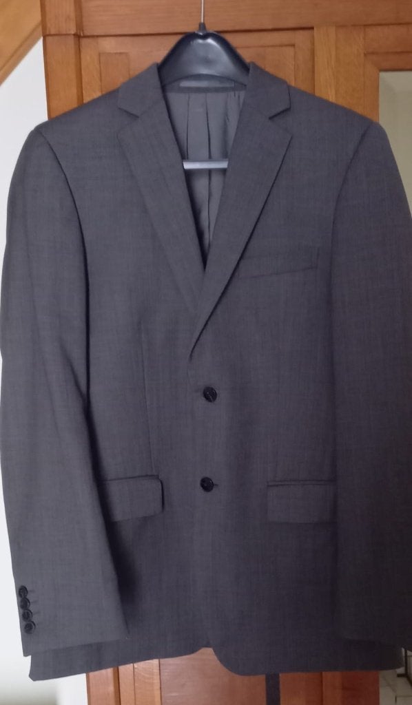 Luxe Heren Kostuum – Wol/Kasjmier – Maat 94 (48 Lang), Kleding | Heren, Maat 48/50 (M), Angelo Litrico, Ophalen of Verzenden, Zo goed als nieuw