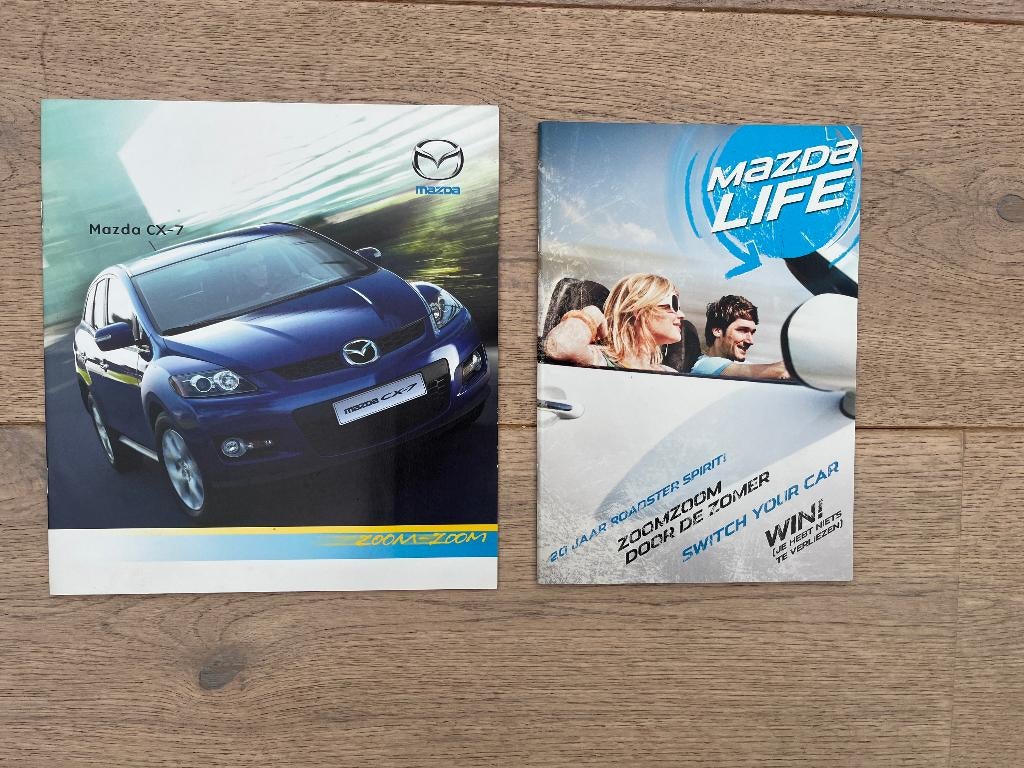 BROCHURES MAZDA CX-7, Livres, Autos | Brochures & Magazines, Enlèvement ou Envoi, Utilisé, Mazda