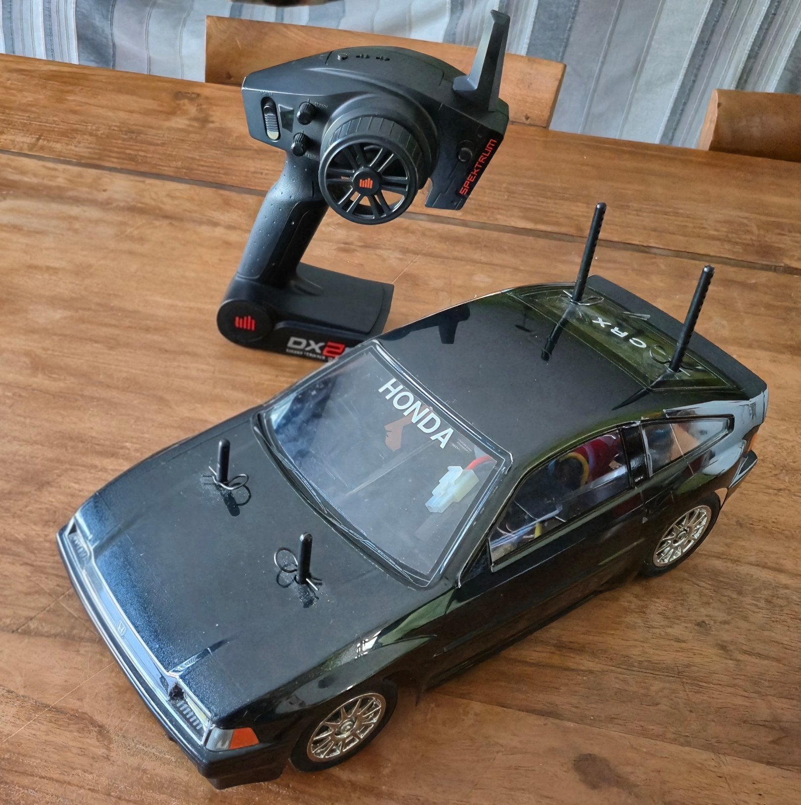 RC Tamiya 1/10 Honda CRX M-Chassis M05 RTR, Elektro, Ophalen of Verzenden, Zo goed als nieuw, Schaal 1:10