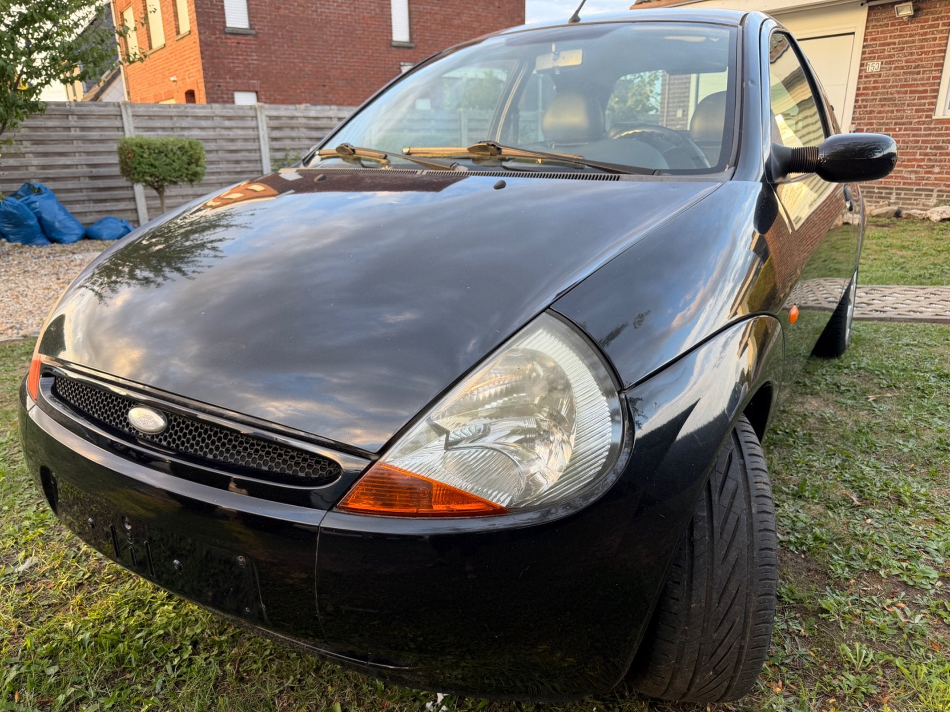 Ford Ka, Auto's, 59 pk, Gebruikt, Ka, Zwart