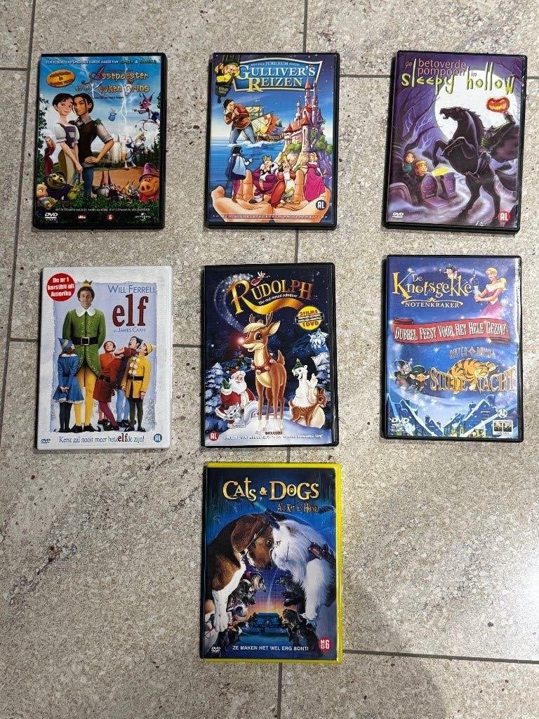 7 dvd's Animatie / familie - tekenfilm, Cd's en Dvd's, Gebruikt, Tekenfilm, Alle leeftijden, Nederlands