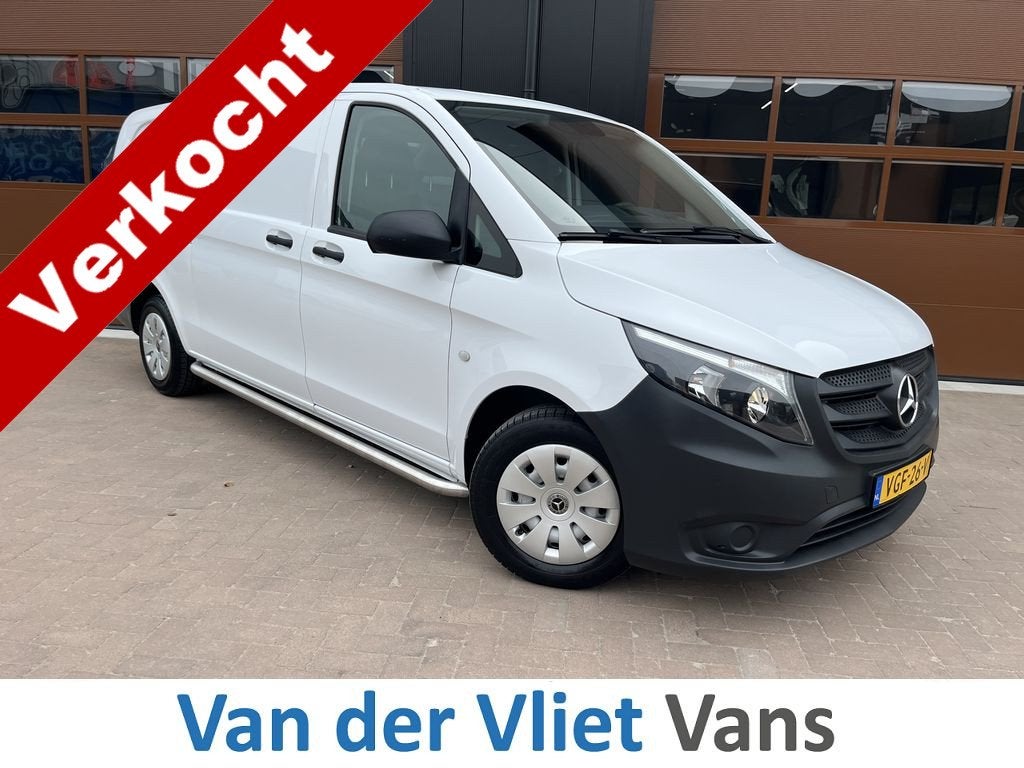 Mercedes-Benz Vito 110 CDI 102 pk E6 XL Extra Lang 3p Lease, Auto's, Voorwielaandrijving, Gebruikt, Euro 6, 4 cilinders