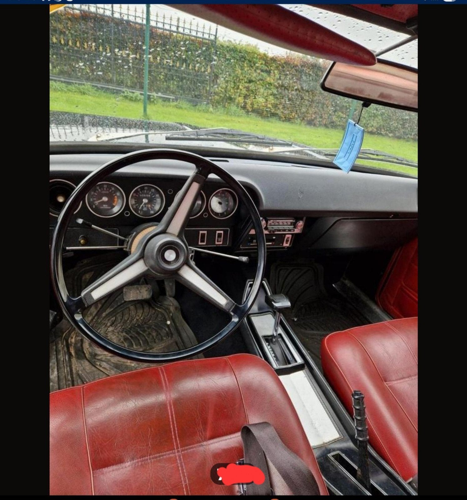 Simca-180 automaat Zwart-Rood, foto 12