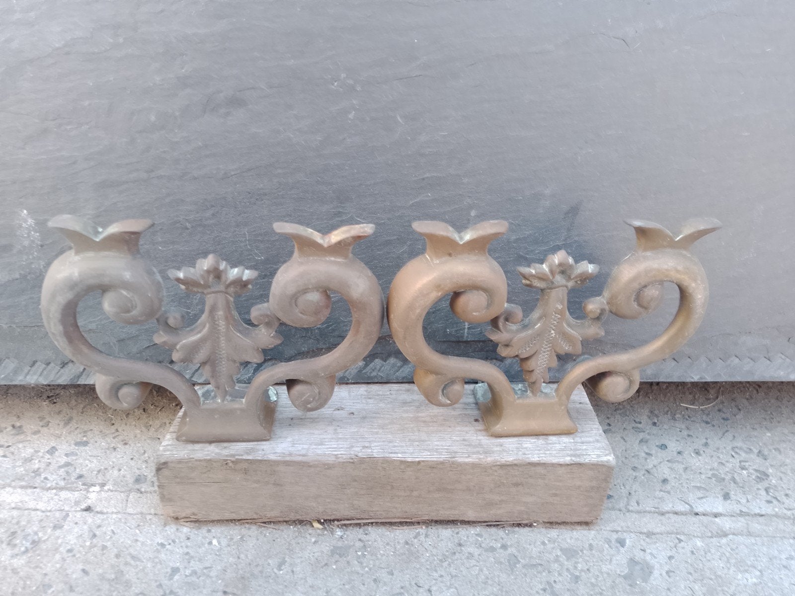 paire de chenet, Enlèvement ou Envoi, Utilisé, Encastré, Cheminée au bois