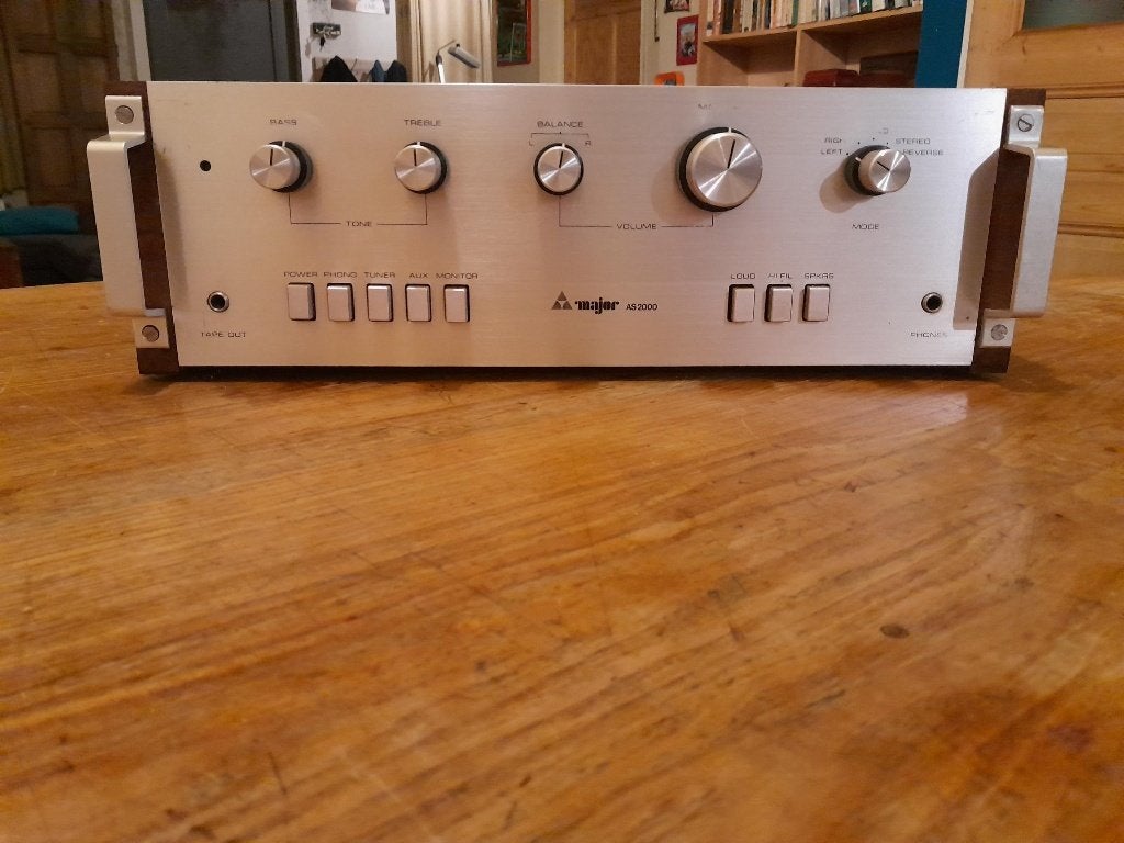 Amplificateur Vintage Major, Autres marques, Moins de 60 watts, Enlèvement ou Envoi, Stéréo