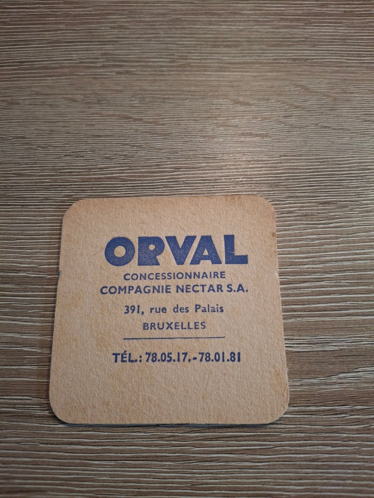 vieux tapis à bière Orval Trappist, Collections, Enlèvement ou Envoi