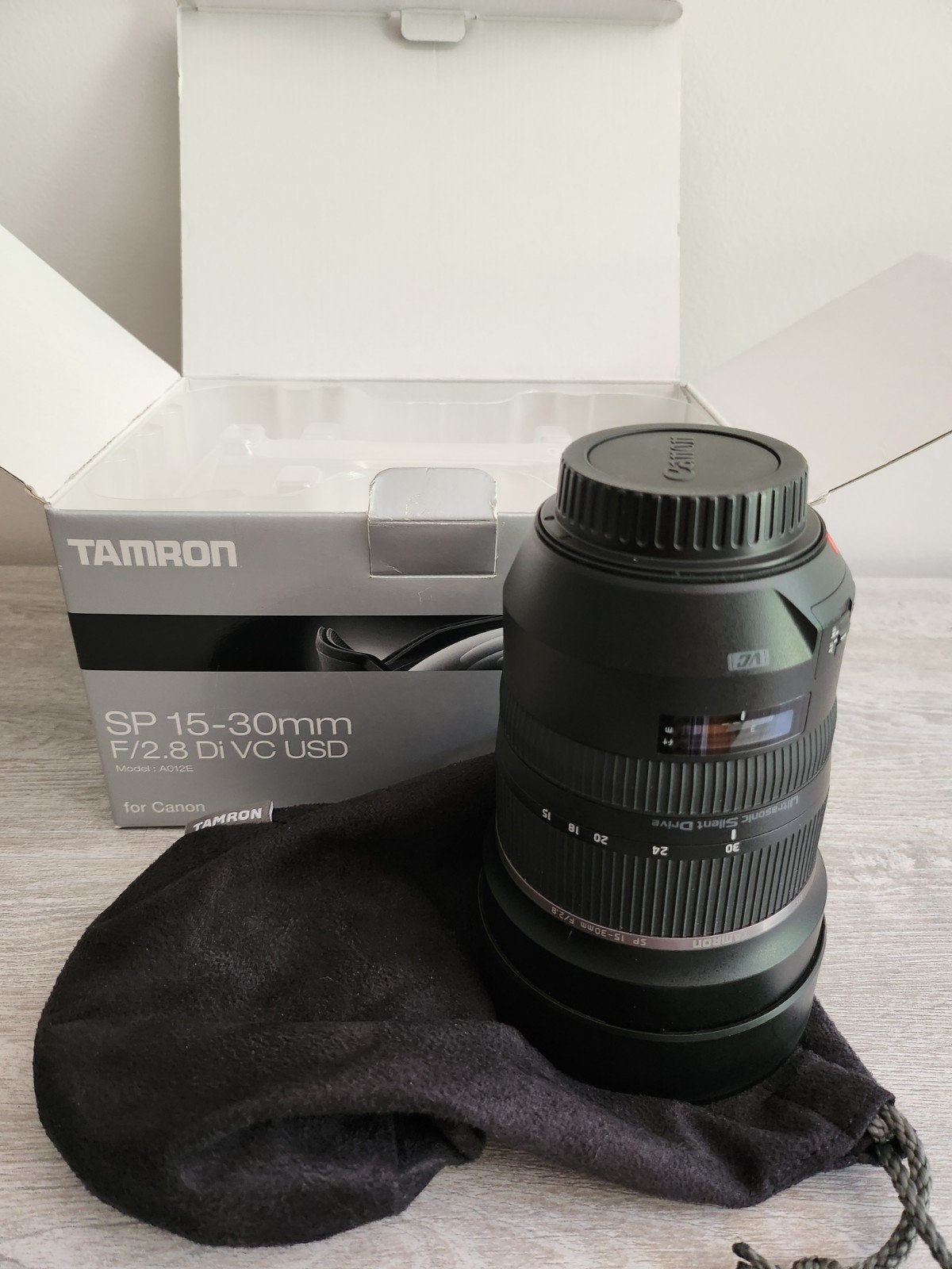 TAMRON voor Canon SP 15-30mm F2,8 Di VC USD, Enlèvement, Comme neuf, Objectif grand angle, Housse/sac de protection