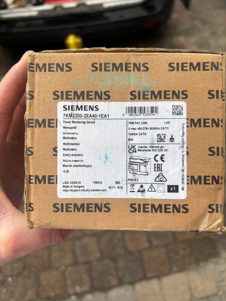 Siemens PAC2200 Power Monitoring Device, Electroménager, Enlèvement, Neuf