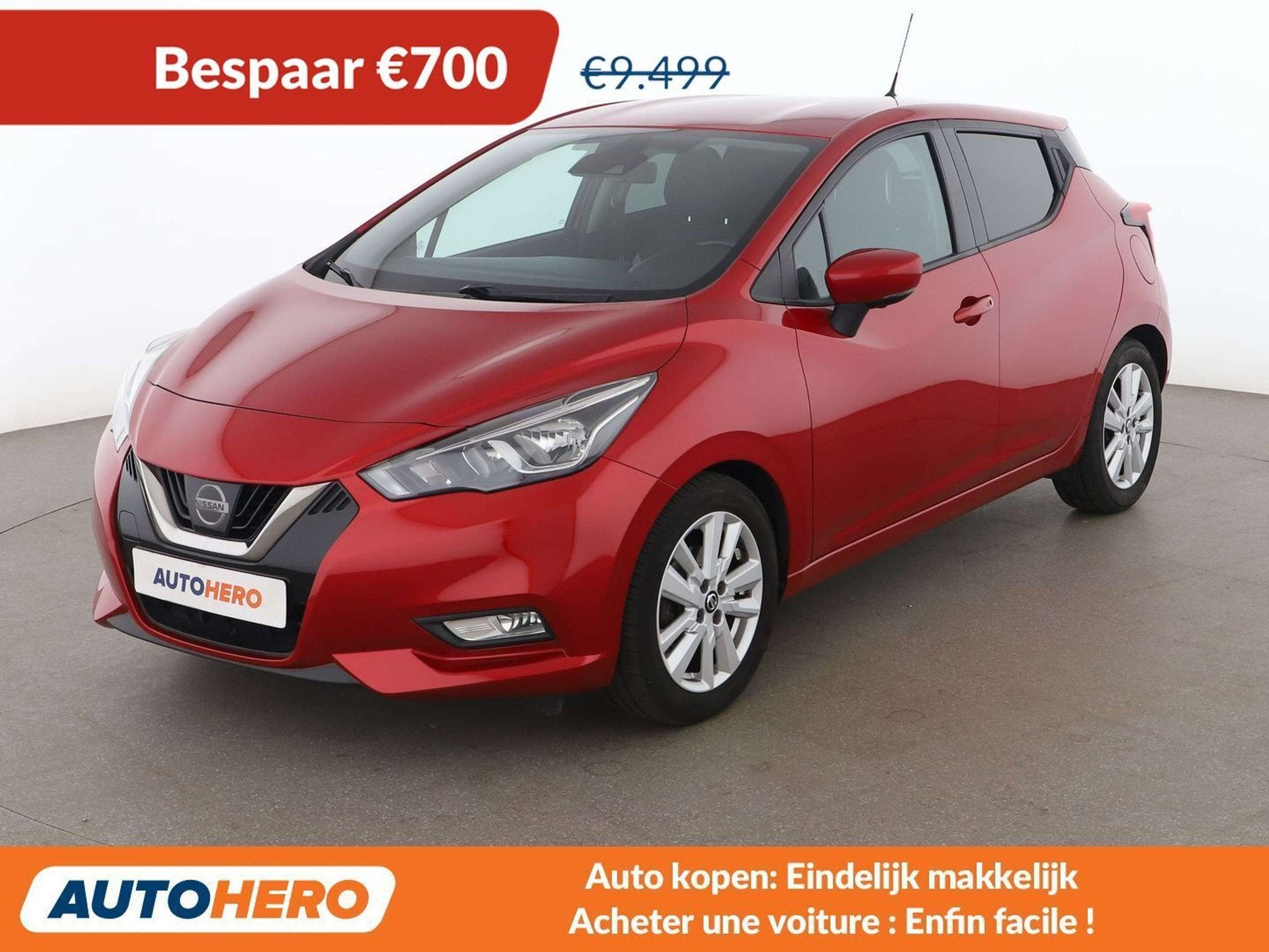 Nissan Micra 0.9 Acenta (bj 2018), Auto's, Nissan, Voorwielaandrijving, 898 cc, Stof, Gebruikt
