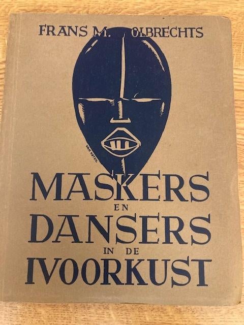 Maskers en dansers in de Ivoorkust, Ophalen of Verzenden, 20e eeuw of later, Gelezen, Frans M. Olbrechts