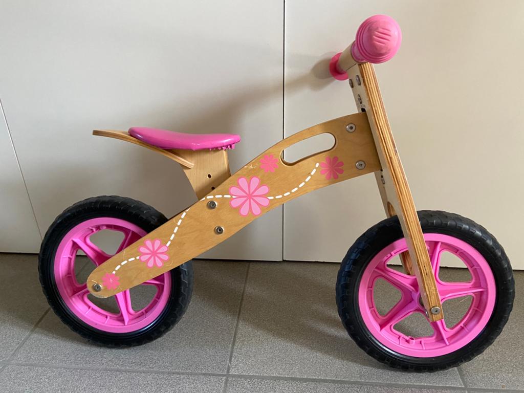 Loopfiets hout, Enlèvement, Comme neuf, Vélo d'équilibre