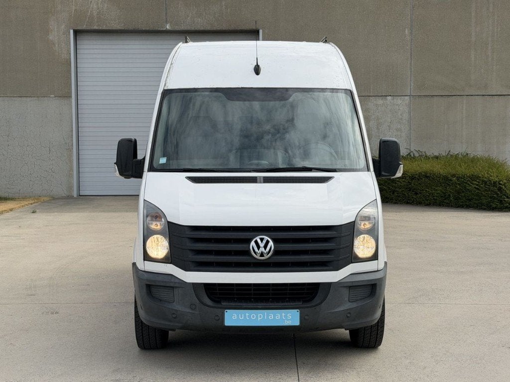 Volkswagen Crafter 2016 L2H2 Camera Trekhaak 21% BTW, Auto's, Bestelwagens en Lichte vracht, Zwart, 2000 kg, Volkswagen, Parkeersensor