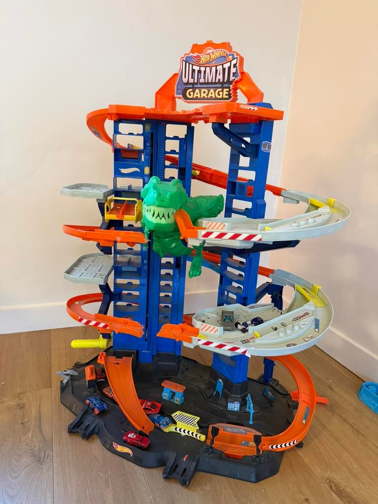 Hot Wheels City Ultimate Garage Speelset, Ophalen, Zo goed als nieuw, Hot Wheels
