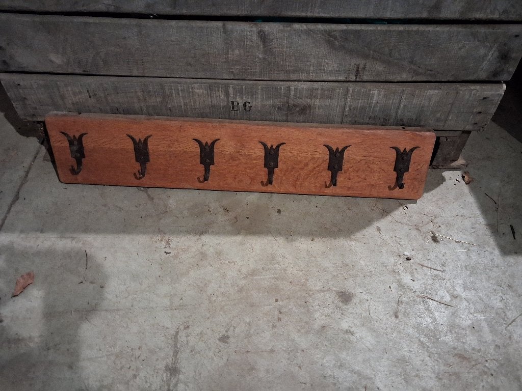 portemanteau, Ophalen, Zo goed als nieuw, Hout, Wandkapstok