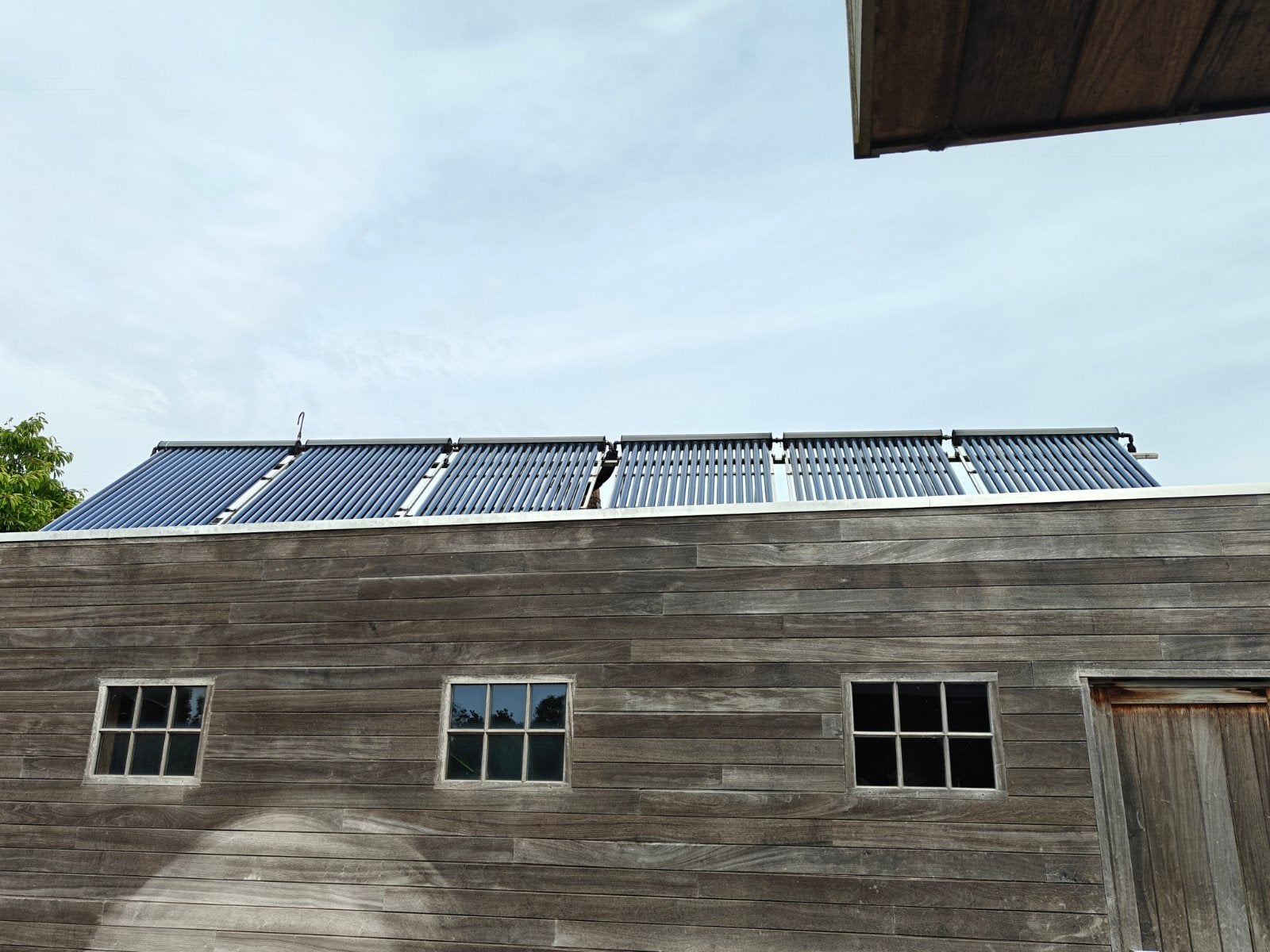 Zonneboiler op olie, Ophalen
