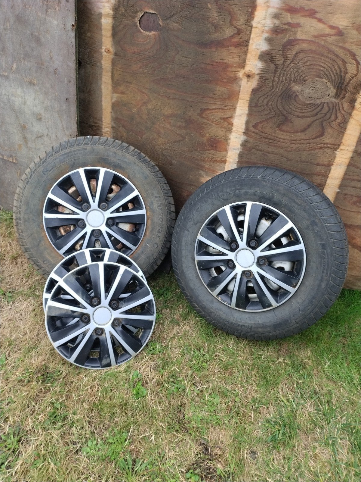 aanhangwagen velgen met Cargo banden 4x100 op 13 inch, Enlèvement