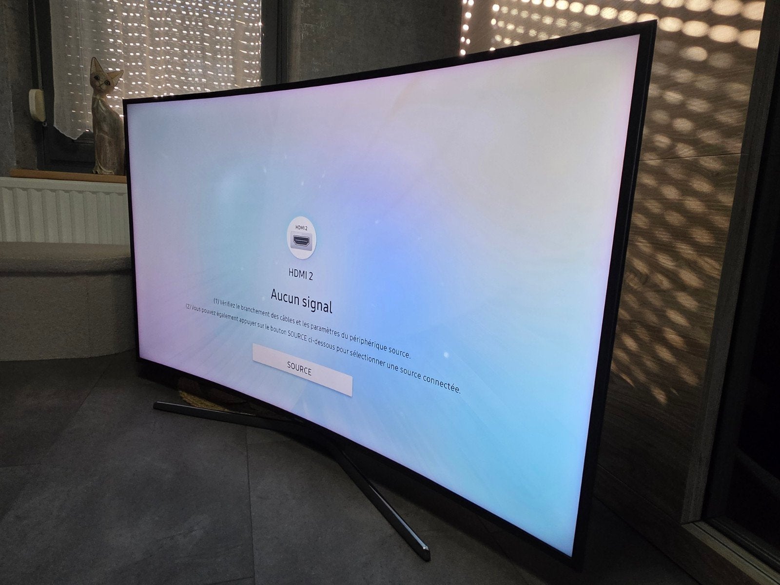 télévision samung incurvé, TV, Hi-fi & Vidéo, Enlèvement, Comme neuf, 100 cm ou plus, Samsung