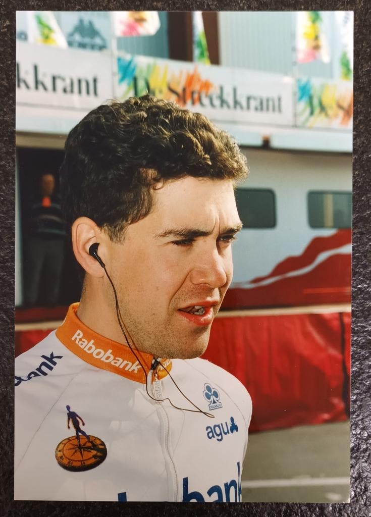 Foto Léon Van Bon - Rabobank (E3 Prijs Harelbeke 1999), Verzenden, Nieuw, Poster, Plaatje of Sticker