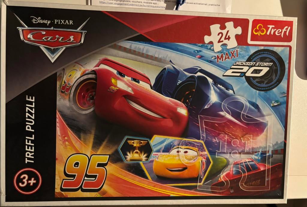 Cars puzzel 24 stuks Maxi, Enlèvement, Comme neuf