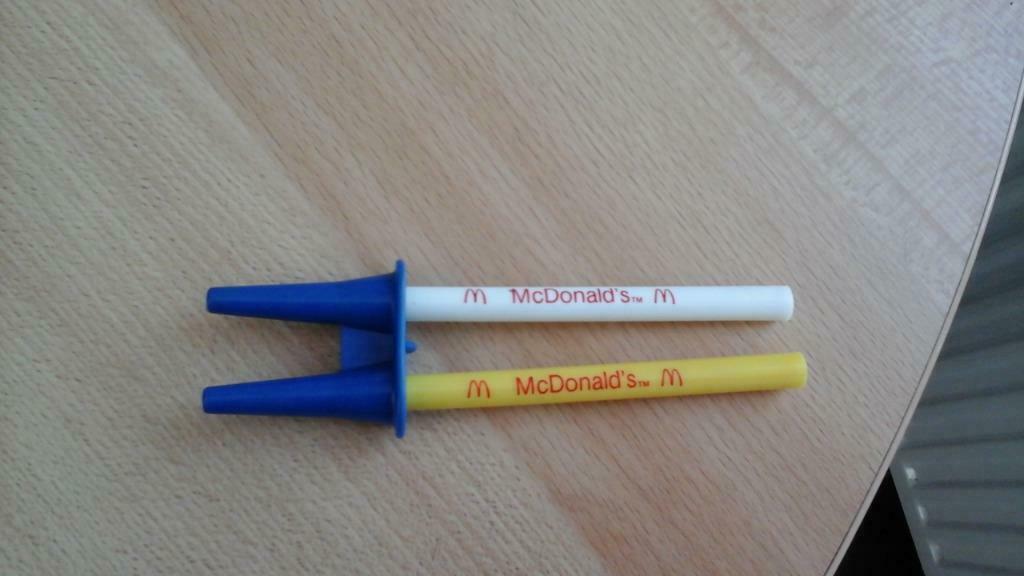 paire marqueurs mac donald H; 13cm   '90, Divers, Enlèvement ou Envoi, Comme neuf