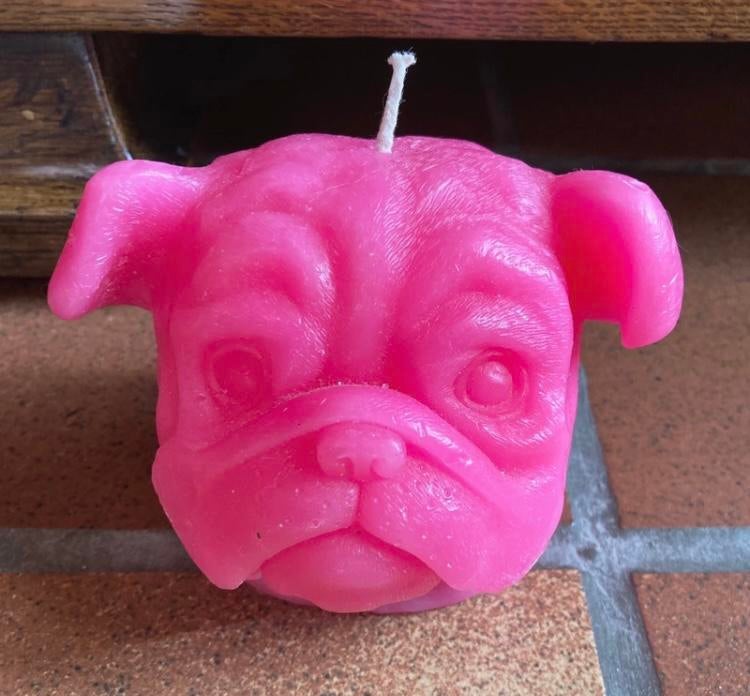 Franse buldog kaars., Ophalen of Verzenden, Nieuw