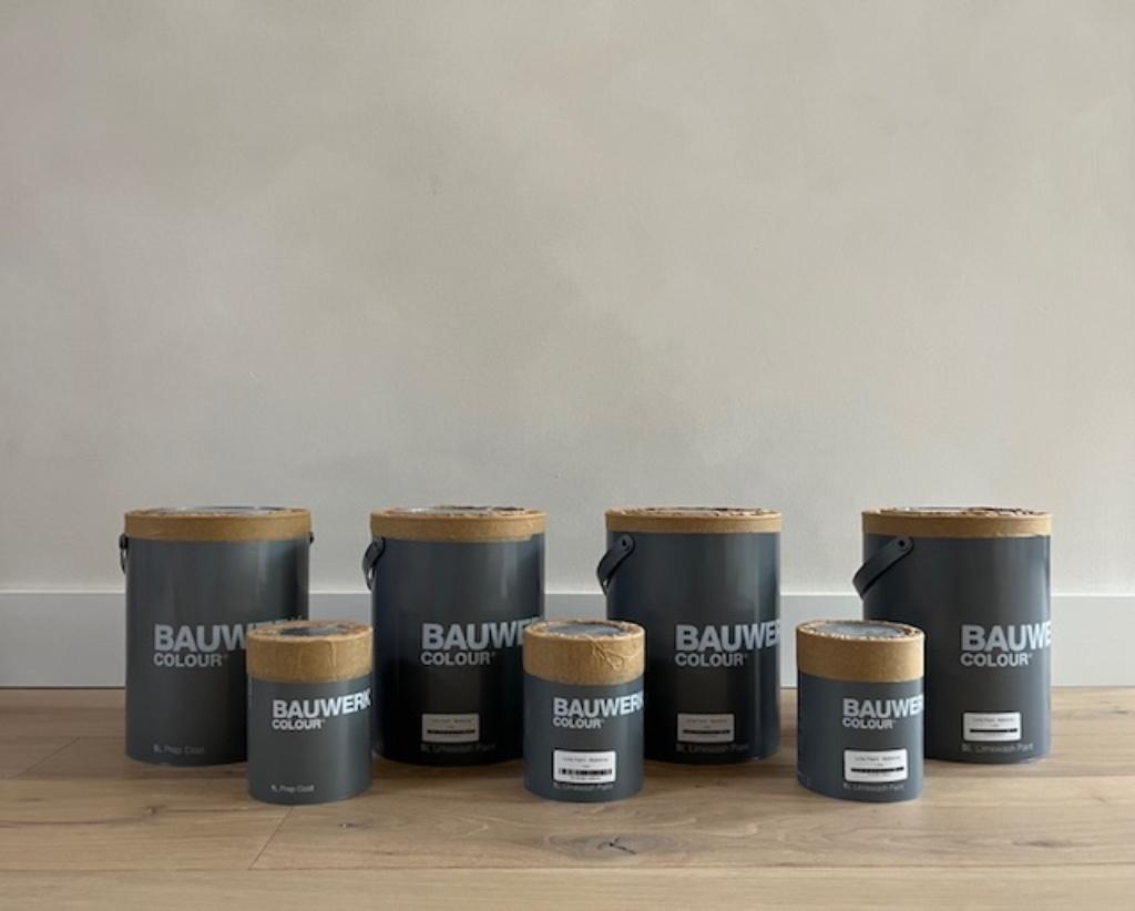 Bauwerk Colour - Lime Wash Paint Mykonos + Prep Coat, Bricolage & Construction, Neuf, Beige, Enlèvement, Peinture