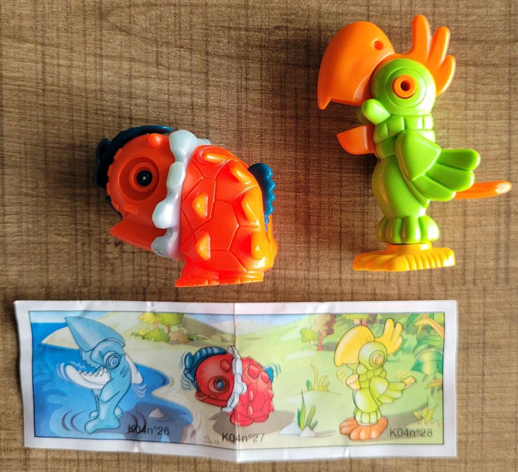 2 miniatuur diertjes reeks Kindersurprise 2004, Ophalen of Verzenden, Zo goed als nieuw