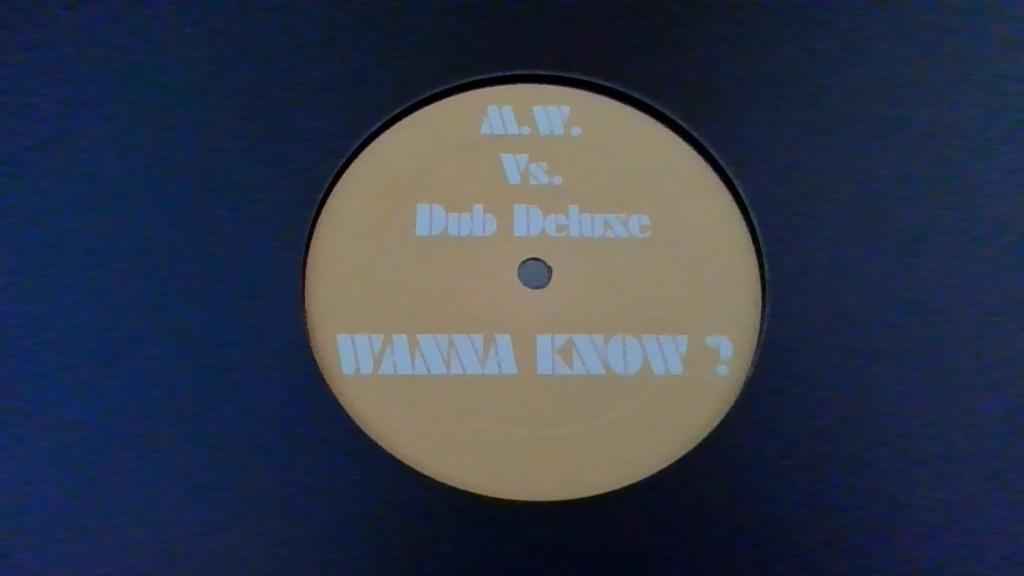 M.W. vs. DUB DELUXE » VOUS VOULEZ SAVOIR ? », Envoi, Comme neuf, 12 pouces, Dance populaire
