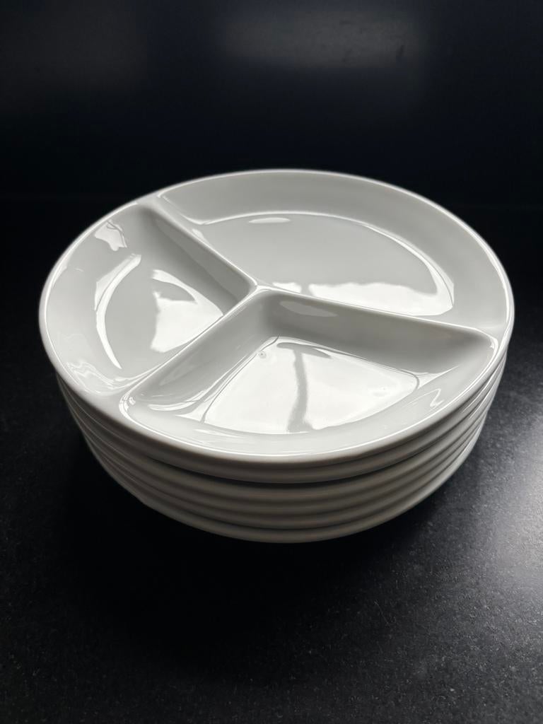 Fondueborden, Uni, Assiettes(s), Comme neuf, Verre