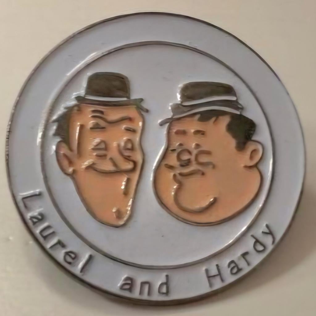 Laurel en Hardy pin NIEUW, Ophalen of Verzenden, Nieuw