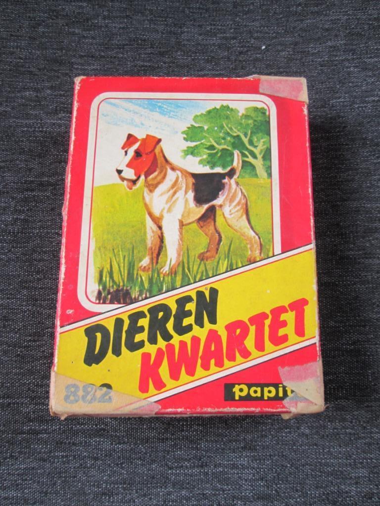 oud kwartetspel : Dierenkwartet (1965), Verzamelen, Ophalen of Verzenden