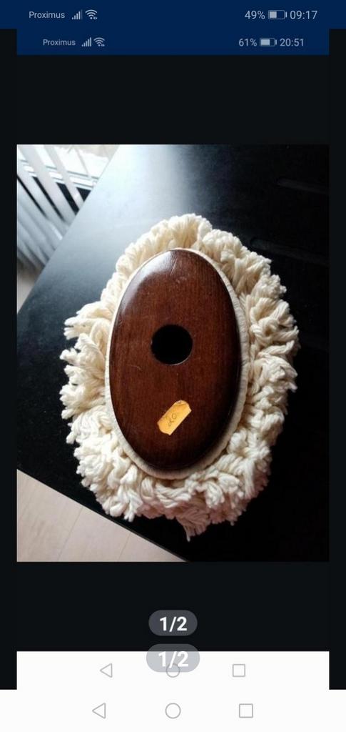 Mop,nieuw,reinigen van parket,laminaat,stenen vloeren enz., Ophalen of Verzenden