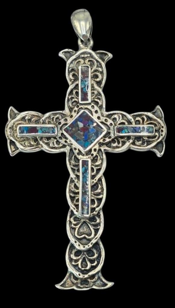 grande croix en argent, XIXe siècle, Envoi
