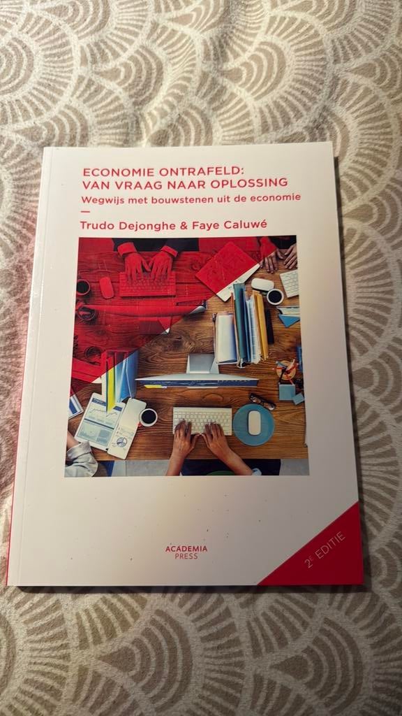 Economie ontrafeld: van vraag naar oplossing, Enlèvement ou Envoi, Wim Van Opstal; Trudo Dejonghe