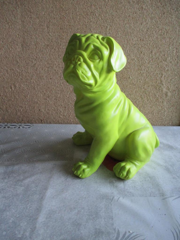 beeld hond bulldog polyester, Ophalen of Verzenden, Zo goed als nieuw, Dier