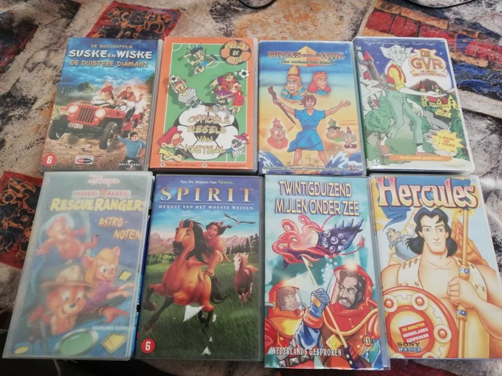 Videobanden met kinderfilms, Alle leeftijden, Ophalen of Verzenden, Gebruikt, Overige genres