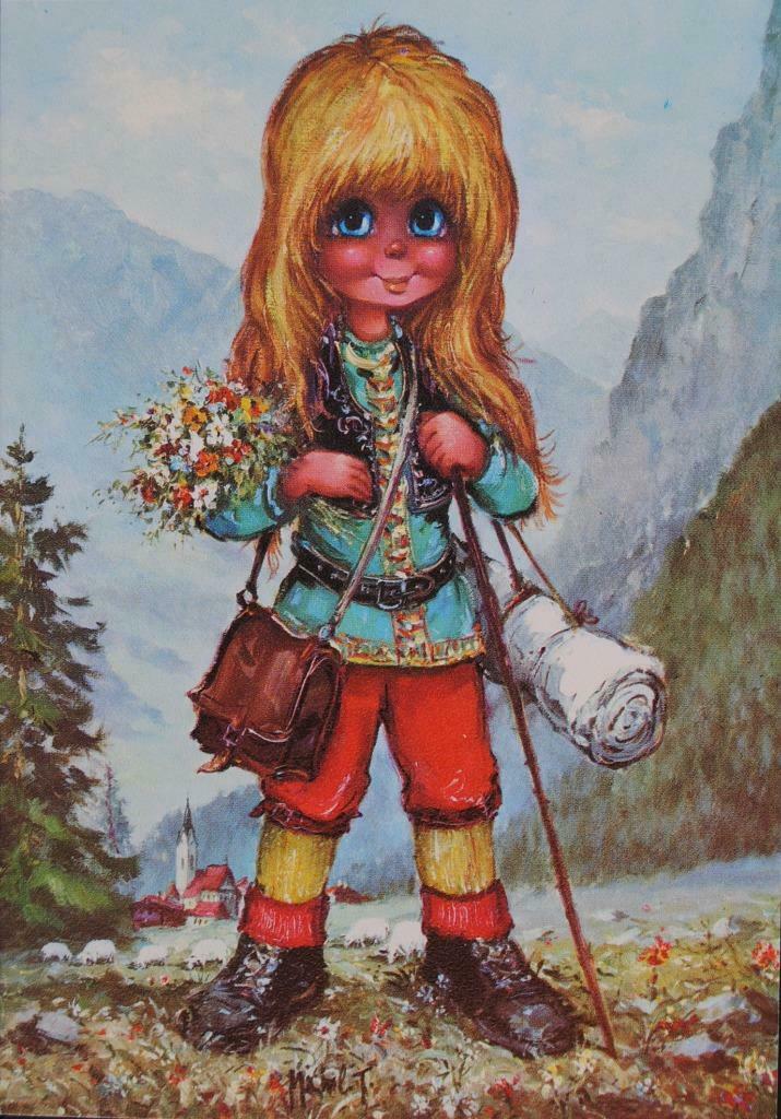 carte postale Editions Paris-Montmartre, La Fille - La Monta, Enlèvement ou Envoi, 1960 à 1980, Non affranchie, France