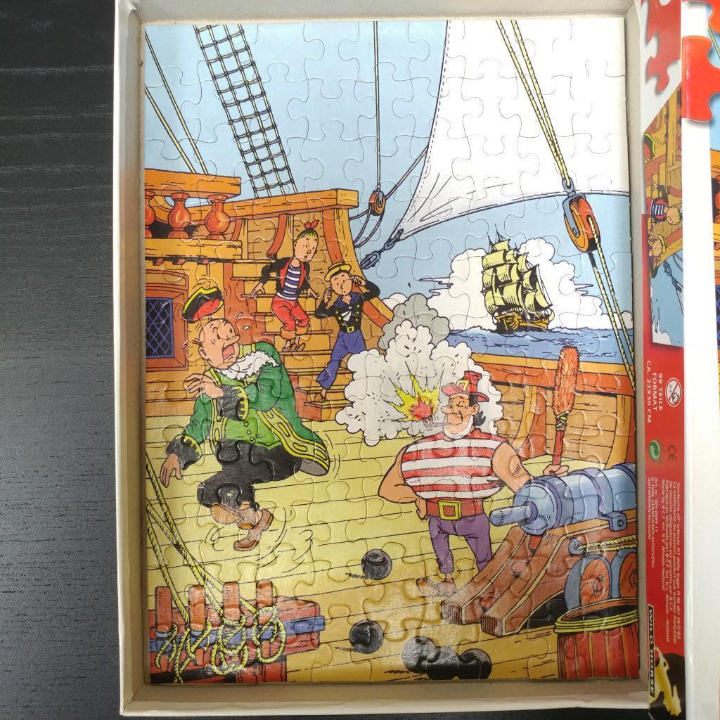 Puzzel Suske en Wiske, Wild Horse, Kinderen en Baby's, Speelgoed | Kinderpuzzels, Ophalen of Verzenden, Meer dan 50 stukjes, Gebruikt