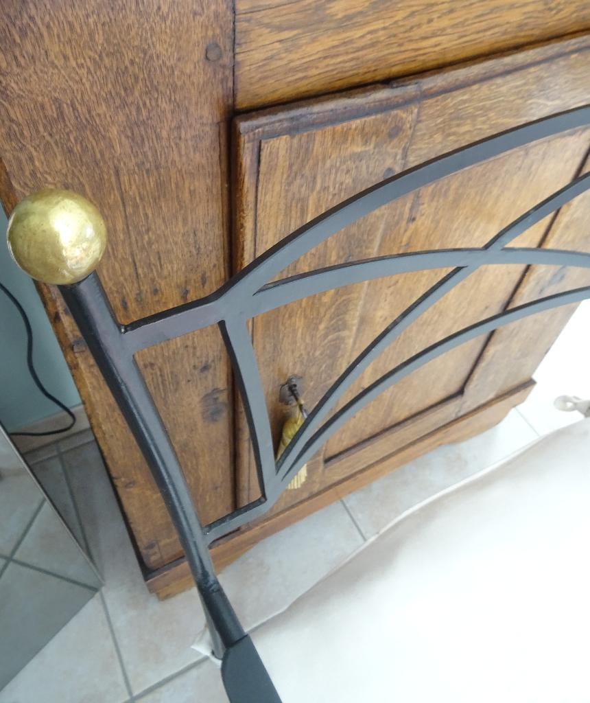 15€ pour 2 belles chaises métal noir. Prix super sympa!, Deux, Enlèvement, Utilisé, Métal