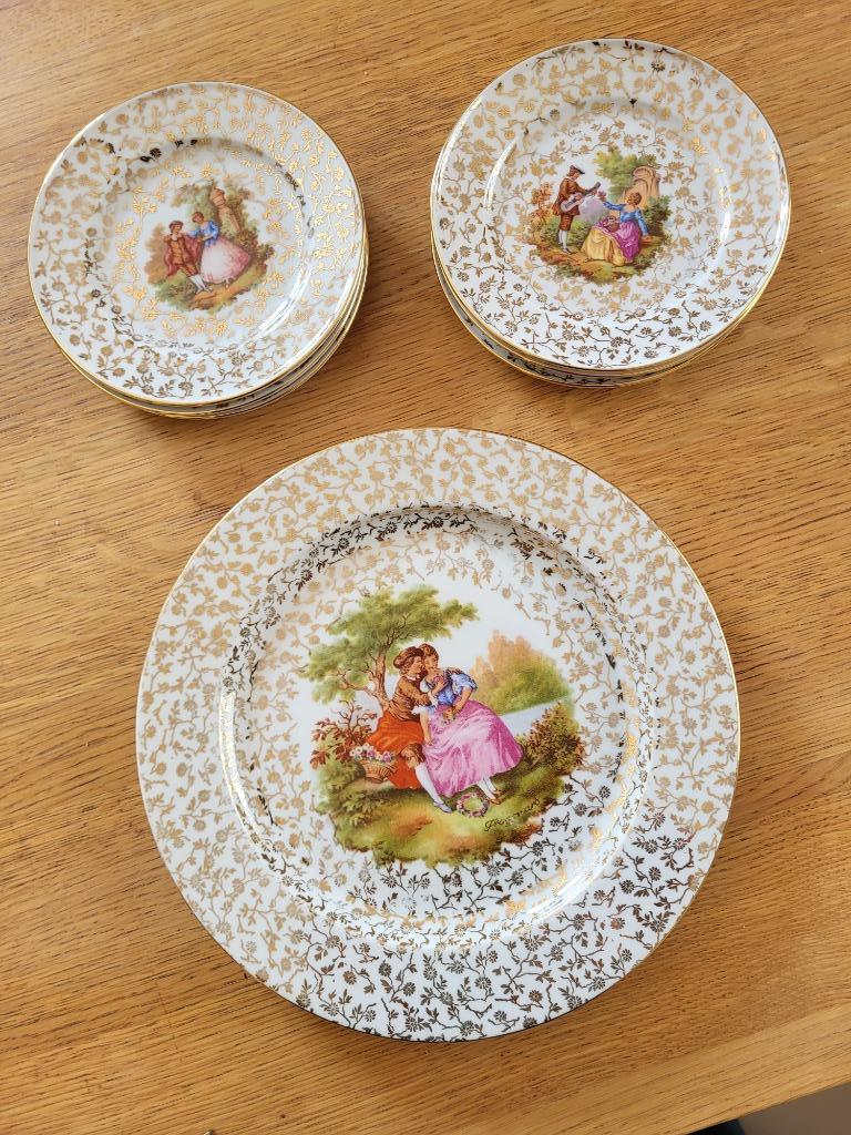 Assiettes à dessert en porcelaine Bavaria, Enlèvement