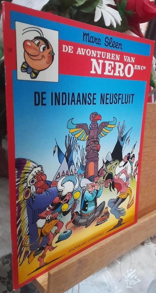 nero nr 104 ’de indiaanse neusfluit, Marc Sleen, Une BD, Comme neuf, Envoi