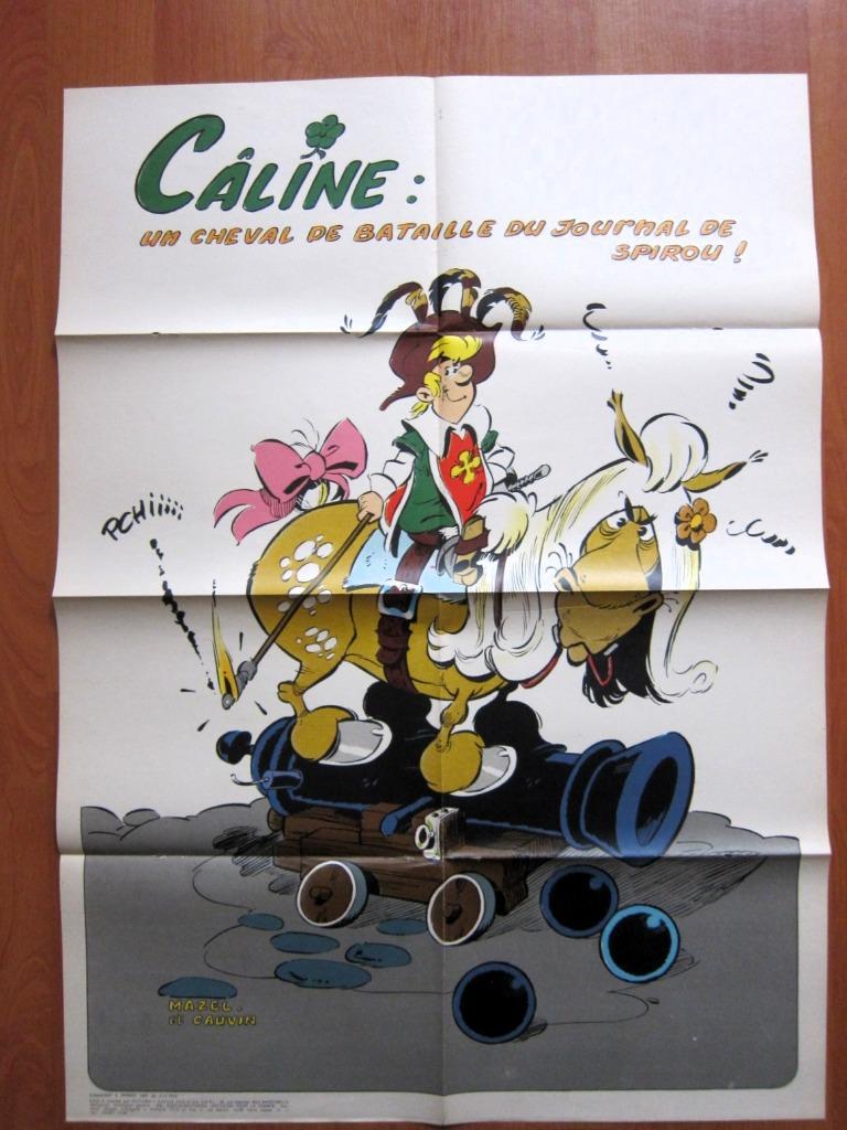 Spirou 1803 : Poster Câline TBE (1972), Livres, BD, Comme neuf, Une BD, Enlèvement ou Envoi