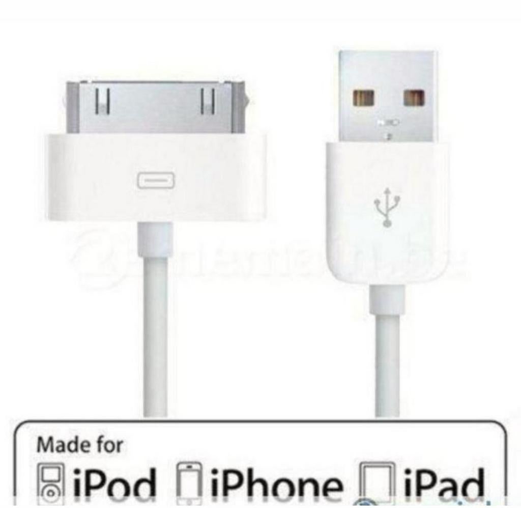 Chargeur câble iPhone 3G/3GS/4/4S/iPod1234/iPad123.., Enlèvement ou Envoi, Neuf, Apple iPhone