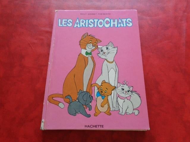 Livre Vintage. "Les Aristochats" Walt Disney. 1970, Collections, Envoi, Autres personnages, Utilisé