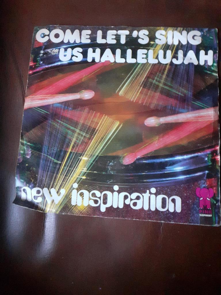 45T New Inspiration : Come let's sing us hallelujah (Belpop), Ophalen of Verzenden